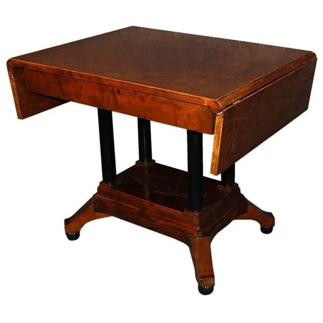 Swedish Karl Johan (Biedermeier) Drop-Leaf Center Table For Sale - Image 9 of 9