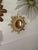 Vintage 16" Gilded Sunburst Wall Mirror With Light Cream Wash For Sale - Image 15 of 15