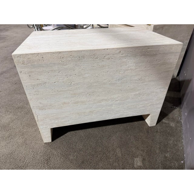 Contemporary Restoration Hardware Single Drawer "Wyath" Nightstand For Sale - Image 3 of 5
