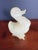 Contemporary Italian Alabaster Sculptural Bird, Hand Carved Stone Duck, Organic Modern Neutral Decor Object For Sale - Image 3 of 10