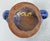 Sicilian Caltagirone Blue Glazed Ceramic Pottery Figurative Vase, Signed For Sale - Image 10 of 11