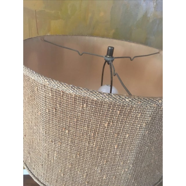 Vintage 1970s Brass Table Lamp For Sale - Image 5 of 5