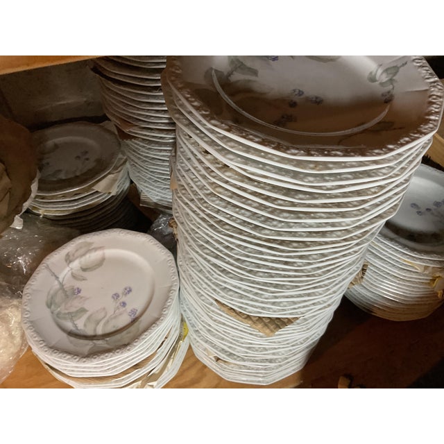 New 1970s Porcelain With Black Berries Branch - Set of 67 Pieces For Sale In New York - Image 6 of 17