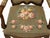 Wood Ornate French Louis XV–Style Carved Wood Armchair With Floral Tapestry Upholstery For Sale - Image 7 of 15
