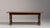 Amber 1970-1979 France Weathered Honey Oak Oak Trestle Bench Table For Sale - Image 8 of 11