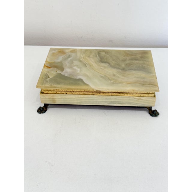 Mid-Century Onyx Jewelry Box, 1950s. For Sale - Image 9 of 9