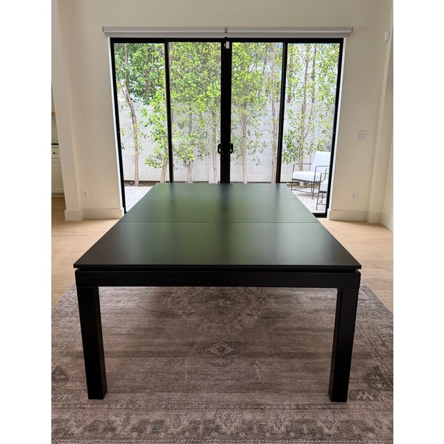 Wood Modern Conversion Dining Pool Table For Sale - Image 7 of 18