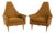 Vintage Pair of Ben Seibel High Back Lounge Chairs 1960s Mid Century Modern For Sale