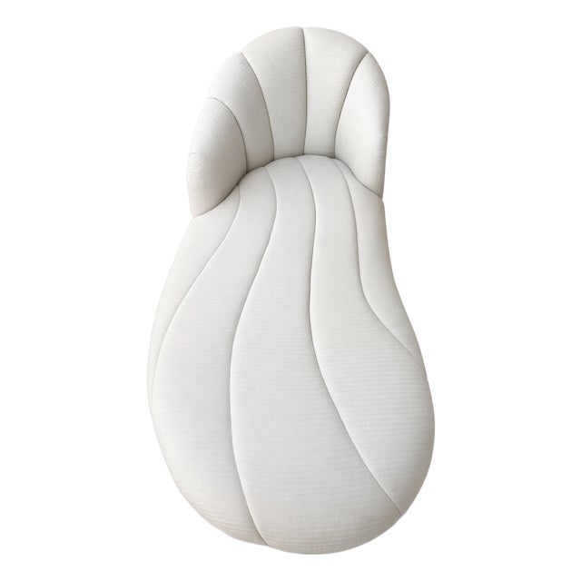 Weiman Attr. Vintage Fan Shaped Chaise Lounge For Sale