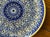 Ceramic Floral Mandala Cobalt and Gold Plate For Sale - Image 7 of 10