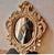 Vintage French Rococo Style Oval Mirror Wall Mirror For Sale In Greensboro - Image 6 of 11
