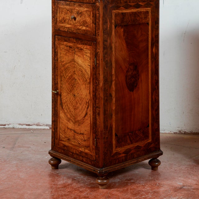 Inlaid Bedside Tables, 19th Century, Set of 2 For Sale - Image 11 of 18