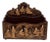 Antique Meiji Period Japanned Letter Holder,Chinoiserie For Sale