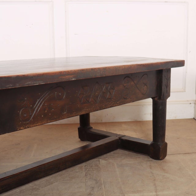 Large English Coffee Table For Sale - Image 4 of 8