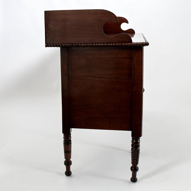 Antique English Mahogany Sideboard Server For Sale - Image 11 of 12
