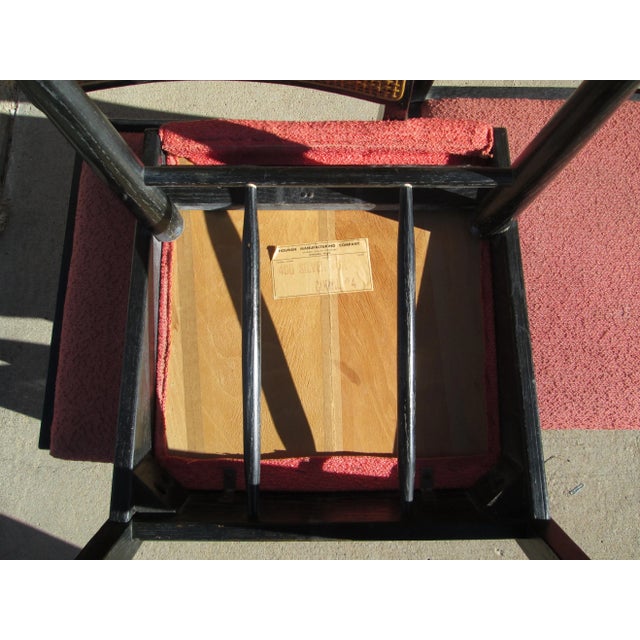 Mid 20th Century Holman Furniture Dining Table 6 Chairs For Sale - Image 11 of 12