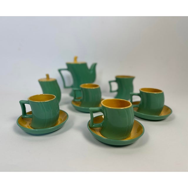1980s Postmodern Coffee Service by Massimo Iosa Ghini for Naj Oleari, 1980s, Set of 11 For Sale - Image 5 of 9