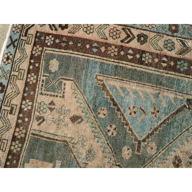 Galerie Shabab Collection Early 20th Century Persian Kurdish Bidjar Accent Rug For Sale - Image 4 of 5