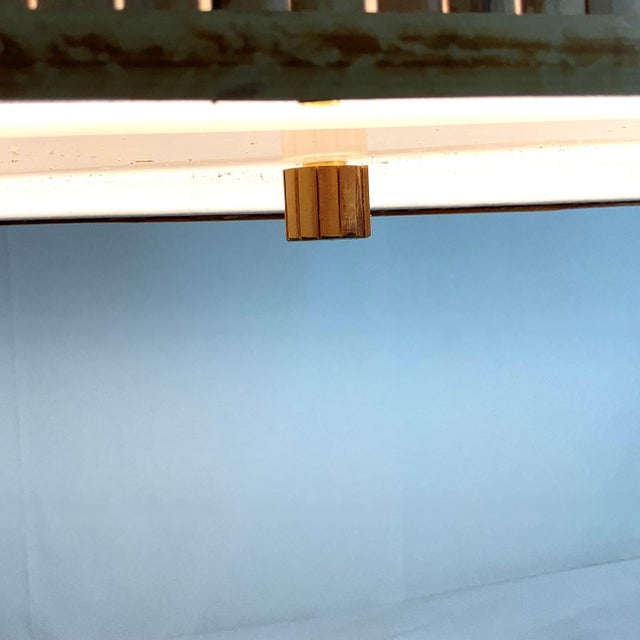 Wood Natural Bamboo Long Pendant For Sale - Image 7 of 10