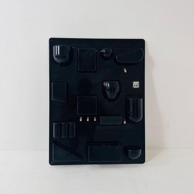 Metal Large Black Wall Organizer by Dorothee Becker for Design M For Sale - Image 7 of 11