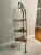 Mid 20th Century Vintage Midcentury Arts & Crafts Style Wrought Iron & Copper 3-Tier Stand For Sale - Image 5 of 10