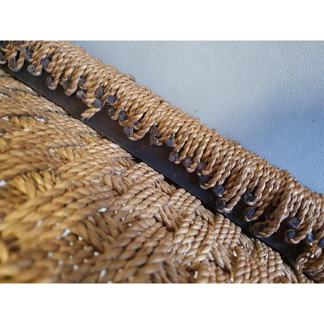 Vintage Bench with Rope Seat For Sale - Image 9 of 11