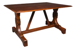 Antique Six Seat Country Kitchen Dining Table, English Oak, Refectory, Victorian