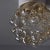 1960s Helena Tynell Amber Bubble Glass Wall or Ceiling Lamp For Sale - Image 9 of 12