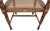 Antique English Anglo - Indian Carved & Inlaid Caned Seat Desk Armchair For Sale - Image 15 of 18