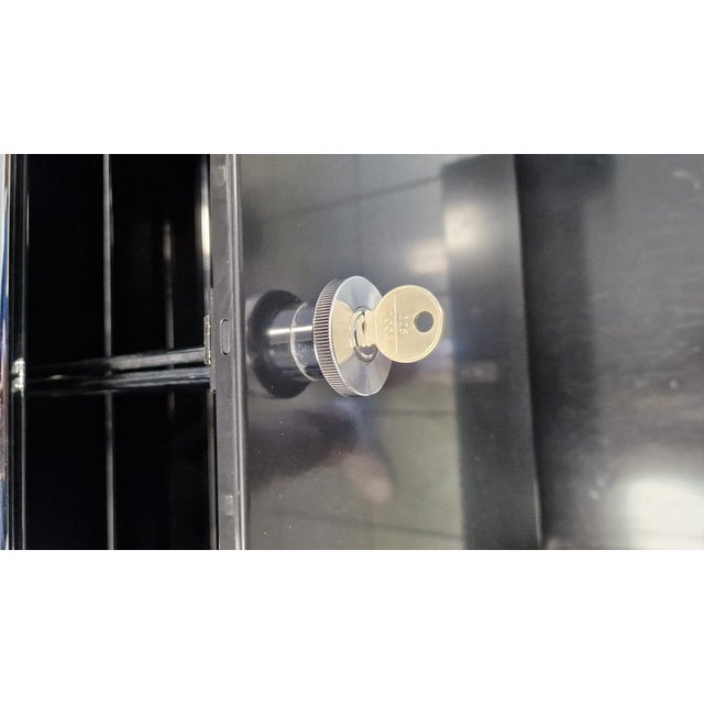 4-Module Bookcase in Chromed Metal and Blue Iron from USM Haller, 1970s For Sale - Image 10 of 18