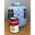 Vintage Double Happiness Blue and White Ceramic Jar For Sale - Image 10 of 12