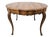 Baroque Style Table in Carved Walnut with Side Drawers, 1960 For Sale