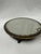 Elegant detail to this beveled mirror Plateau. Lion footed creates a stately feature. This piece is antique and does have...