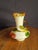 Cream Antique Stevens & Williams Uranium Custard Glass Vase Applied Fruit Cherries 5" C. 1880 For Sale - Image 8 of 18