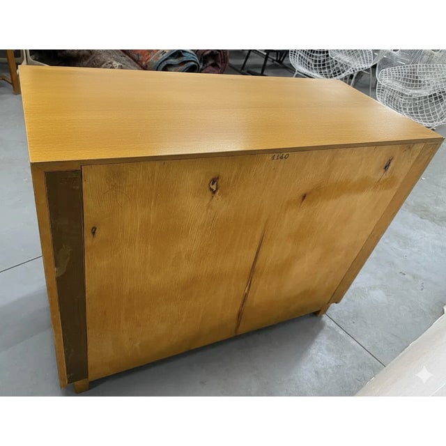 Gilbert Rohde for Herman Miller Modern Upholstered Chest 4140 - Art Deco Style For Sale - Image 9 of 9