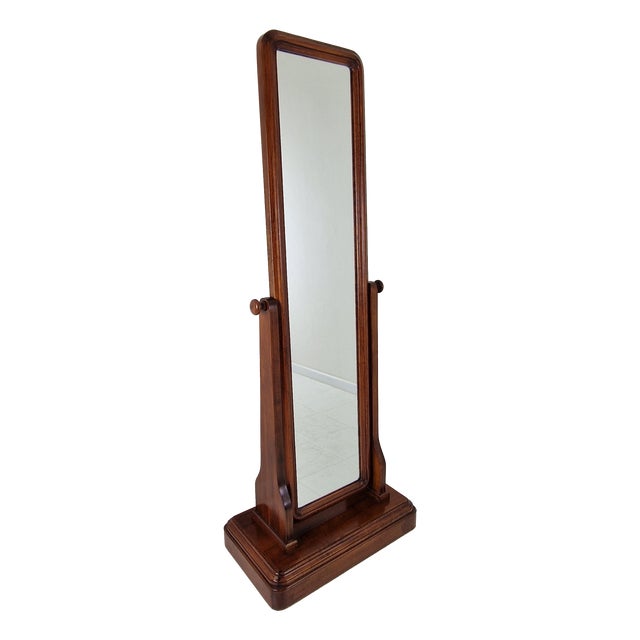 Mid-Century Modern Italian Psyché Floor Mirror, 1960s For Sale