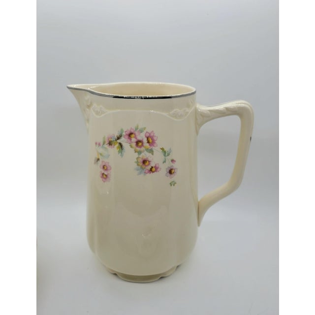 English Mid 20th Century Homer Laughlin Virginia Rose Coffee Set- 4 Pieces For Sale - Image 3 of 12