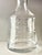Art Deco Vintage Clear Etched Glass Carafe For Sale - Image 3 of 9