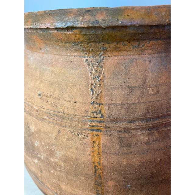 Antique Rustic Terracotta Water Jug, Mediterranean Style For Sale In Seattle - Image 6 of 11