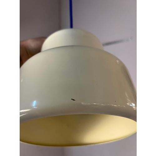 Cream Poker Pendant Lamp in Cream White by Jo Hammerborg for Fog & Mørup For Sale - Image 8 of 10