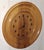 Vintage Handmade Round Pine Wood Wall Clock with Black Zodiac Numerals, 1970s, in Very Good conditions. Designed 1970 to 1979