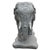 Vintage Stone Carved Elephant Statue For Sale - Image 4 of 11