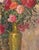 Original Roses Oil Painting, Antique Still Life, Soviet Ukrainian Art 80-64 For Sale - Image 6 of 6
