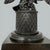 Antique Pair Regency Bronze Crystal Lustres Candlesticks Candelabra Eagles Prisms For Sale - Image 14 of 15