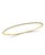 Tesora Contemporary Yellow and White 18 Karat Gold and Diamond Bangle Bracelet For Sale In New York - Image 6 of 8