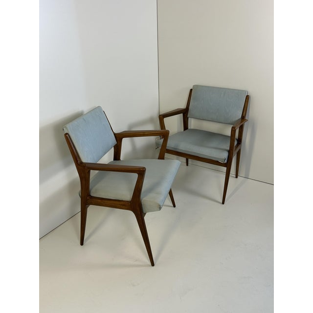 Chairs in the style of Gio Ponti, 1950s, Set of 2 For Sale - Image 3 of 11