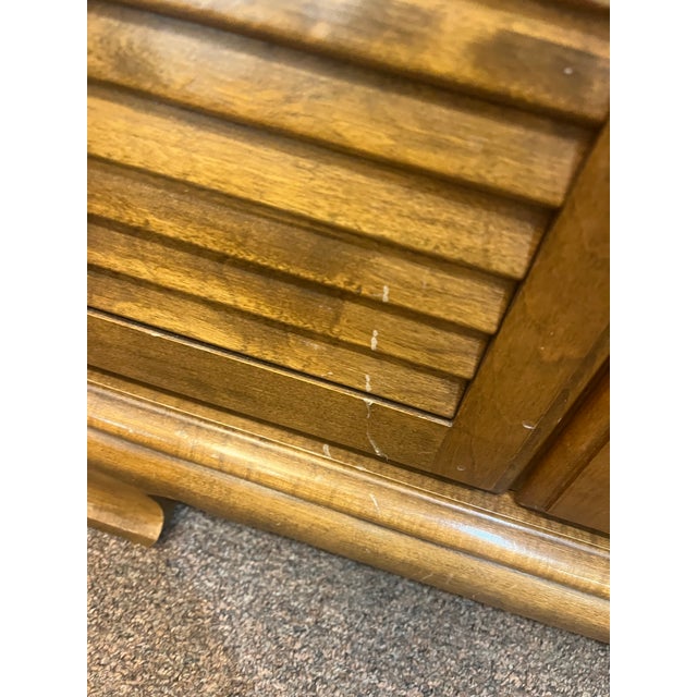 1970s Ethan Allen Lp Album Storage Cabinet For Sale - Image 9 of 11