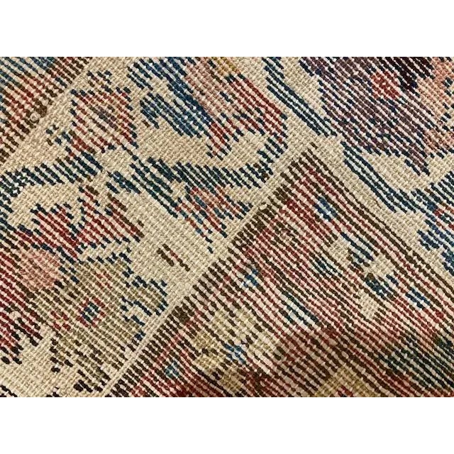 Salmon 1930s Vintage Persian Bakhtiar Rug For Sale - Image 8 of 10