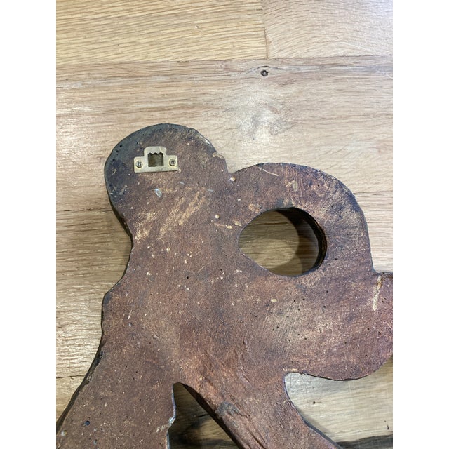 Vintage Carved Solid Wood Ornate Wall Decor For Sale - Image 9 of 9