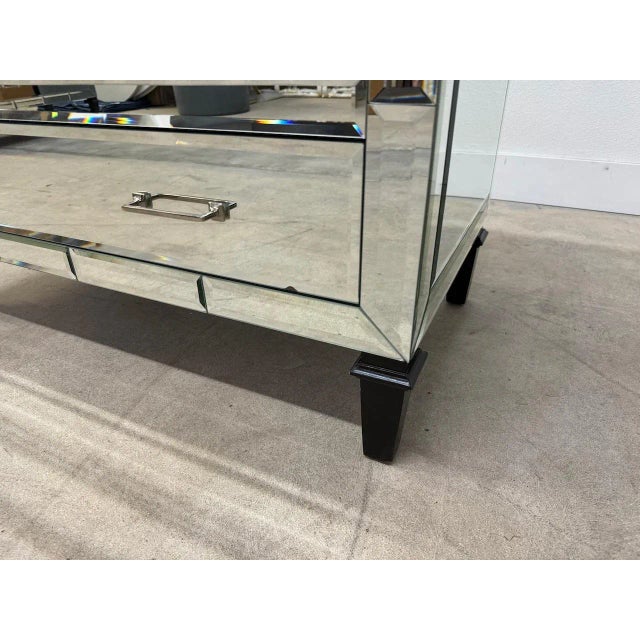 Silver Edward Mirrored Chest For Sale - Image 8 of 10